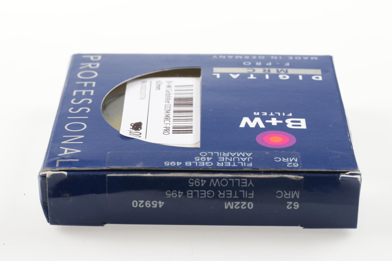 B+W Gelbfilter 022M MRC F-PRO 62mm