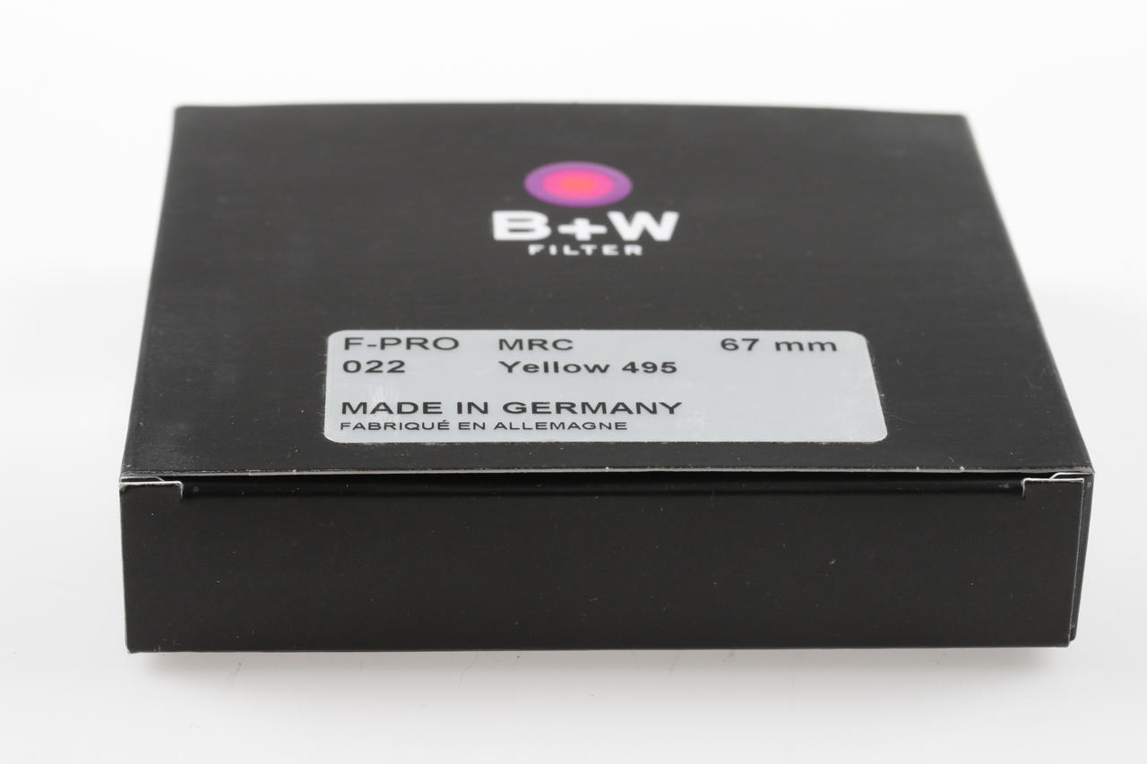 B+W Gelbfilter MRC 022 F-Pro - 67mm