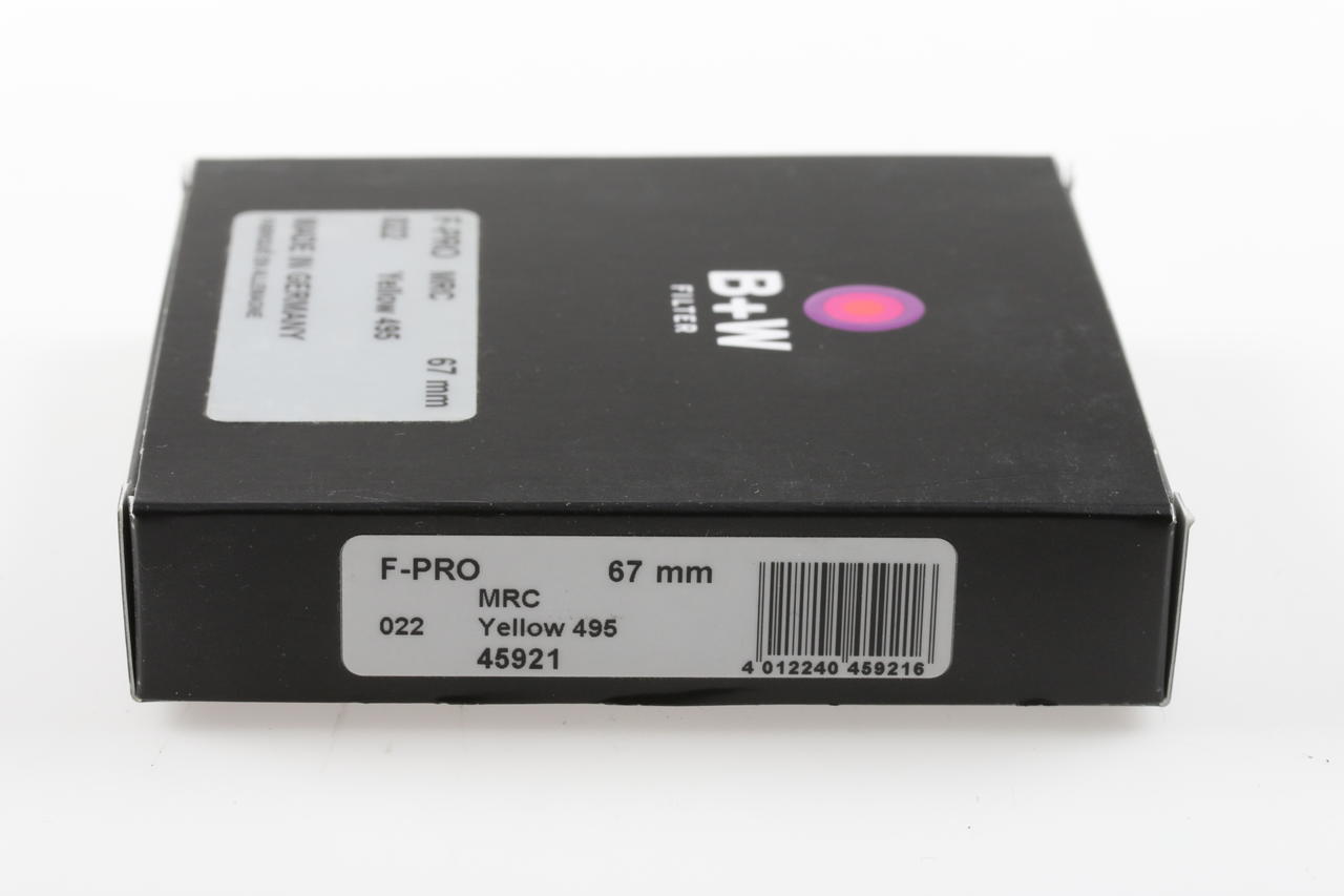 B+W Gelbfilter MRC 022 F-Pro - 67mm