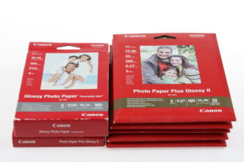 Canon Druckerpapier 10x15cm und 13x18cm 7 Packungen