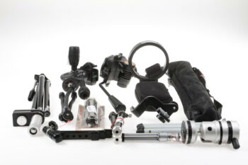 Konvolut diverse Stativteile