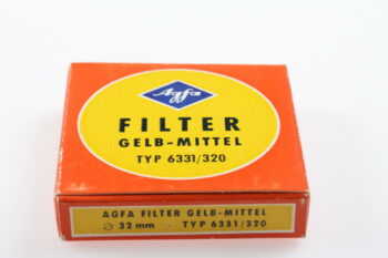 Agfa Filter Gelb-Mittel und Gelb-Grün Filter 32mm