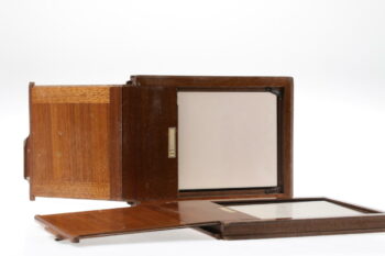 Holz- Glasplattenkassette 17,4 x 24,7cm - 2 Stück