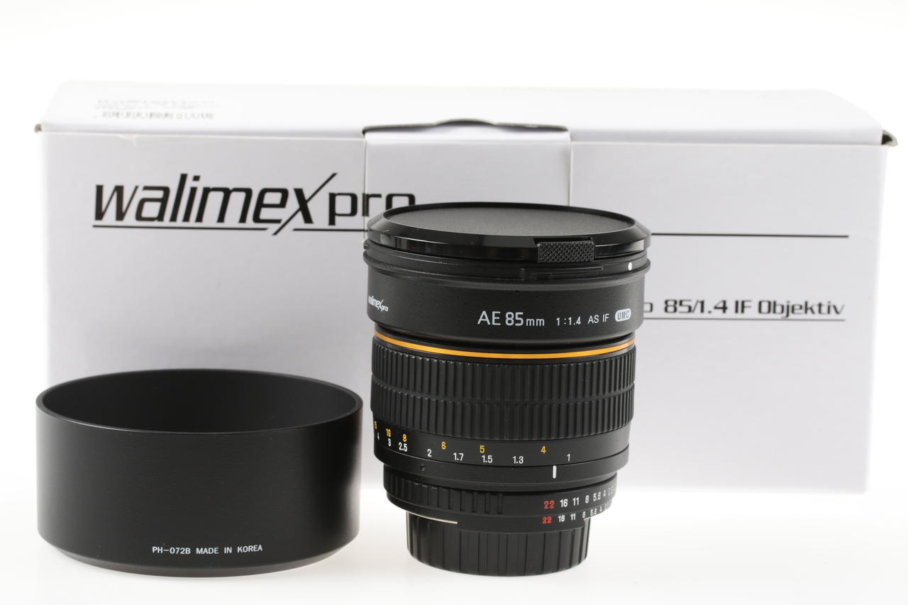 Walimex Pro 85mm f/1,4 AS IF für Nikon - #16837
