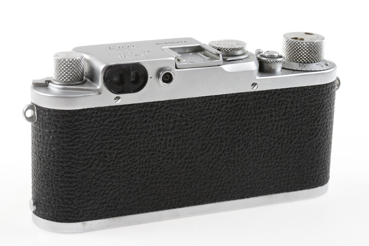 Leica IIIf Sucherkamera mit Elmar 5cm f/3,5 Red Scale (1951/52) - #595474