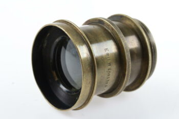 Emil Wünsche Extra-Rapit-Aplanat F 8 Messingobjektiv