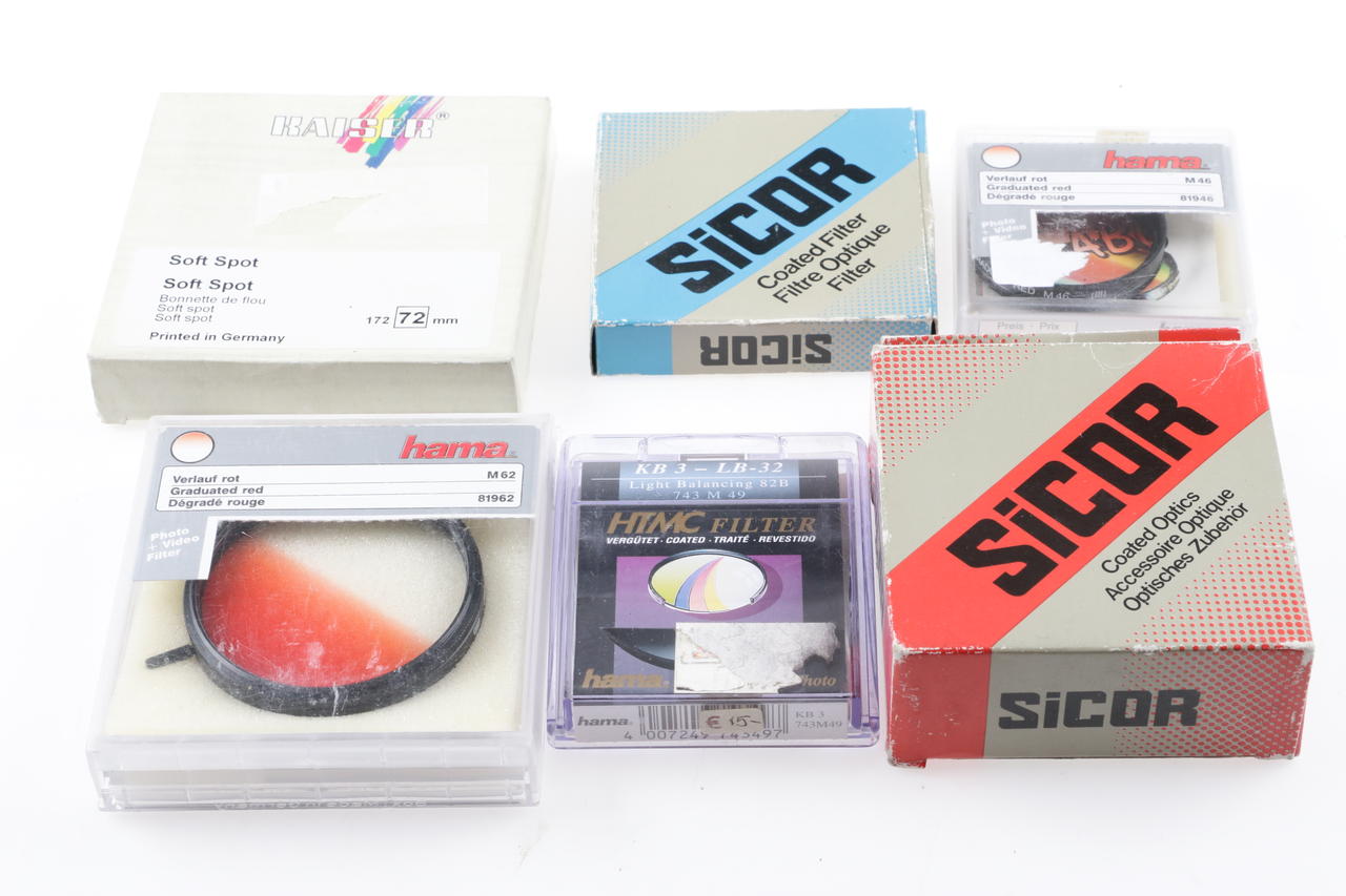 Konvolut diverse Filter