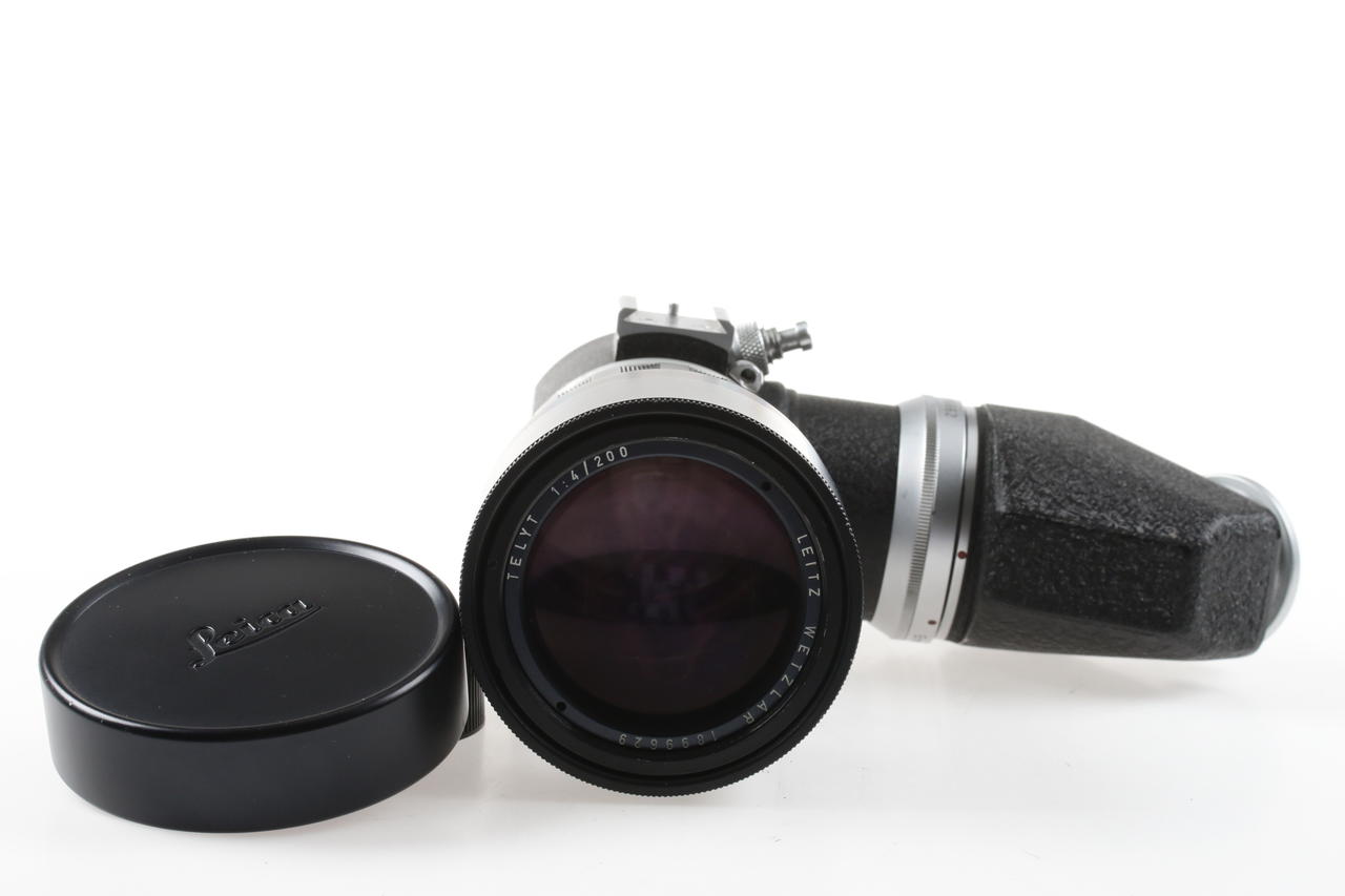 Leica M39 Telyt 200mm f/4,0 mit Visoflex für M - #1899629