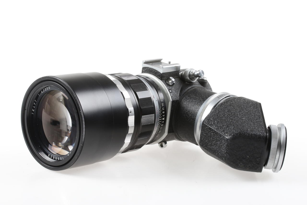 Leica M39 Telyt 200mm f/4,0 mit Visoflex für M - #1899629