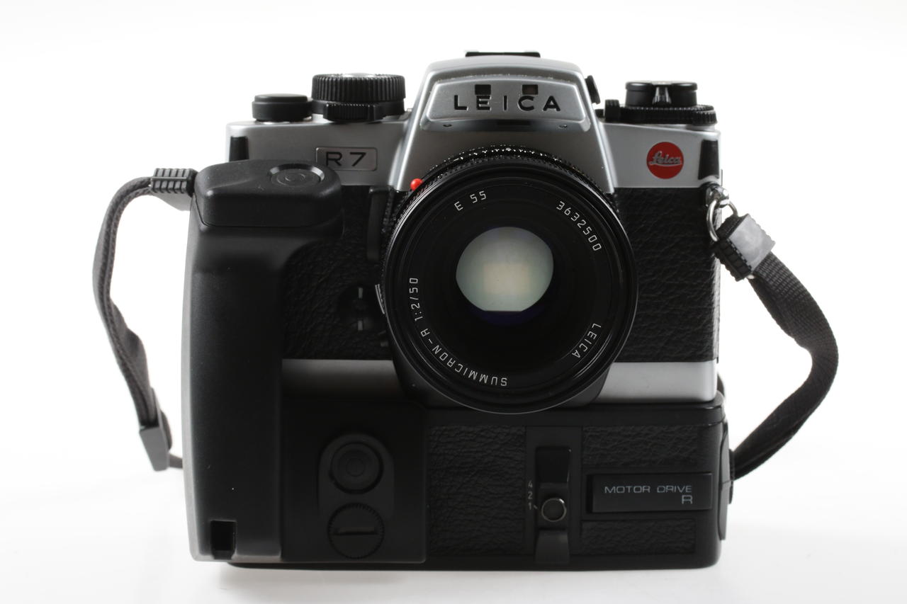 Leica R7 Gehäuse silber mit Summicron-R 50mm 2,0 - #1924387