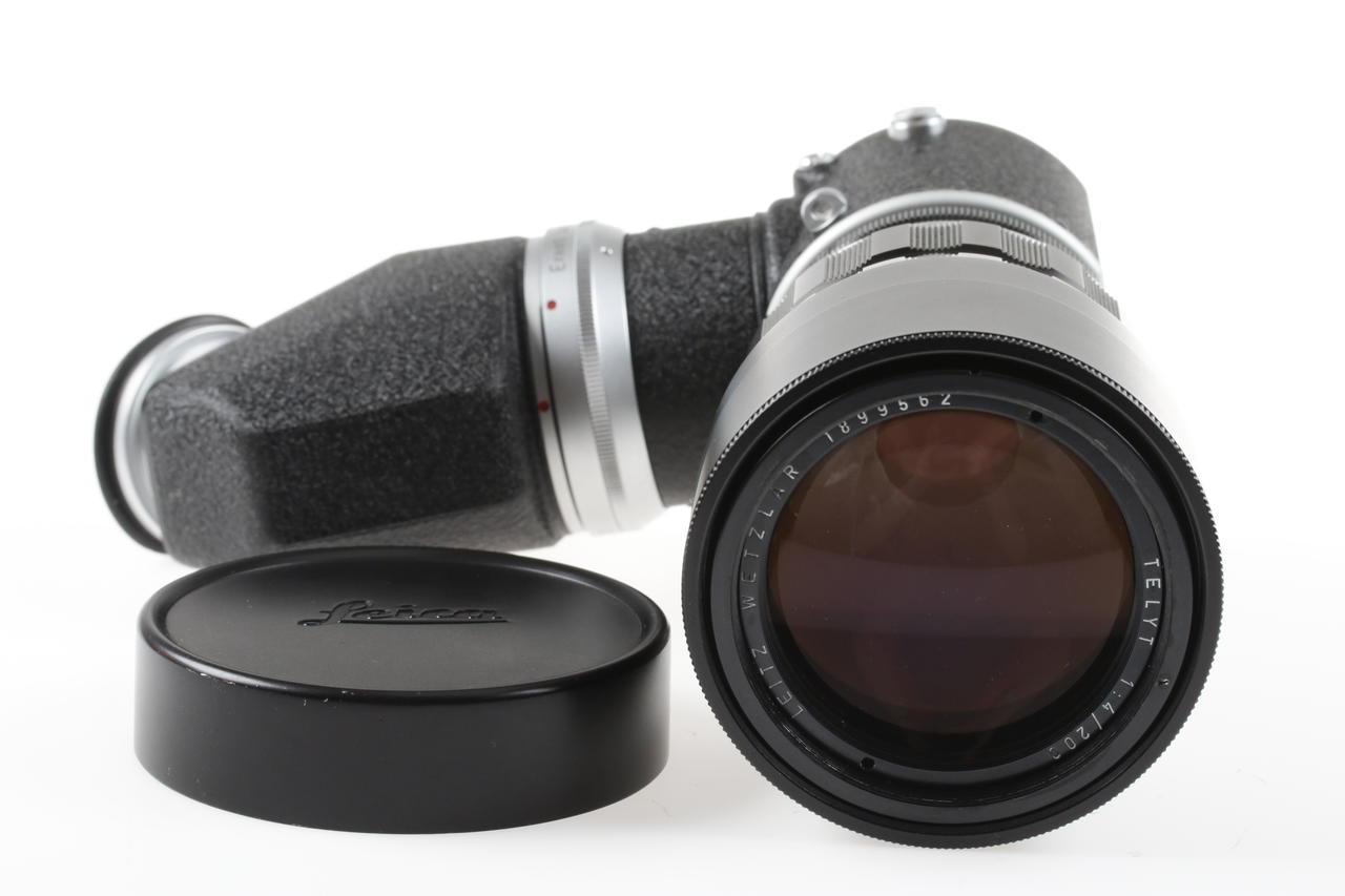 Leica M39 Telyt 200mm f/4,0 mit Visoflex M - #1899562