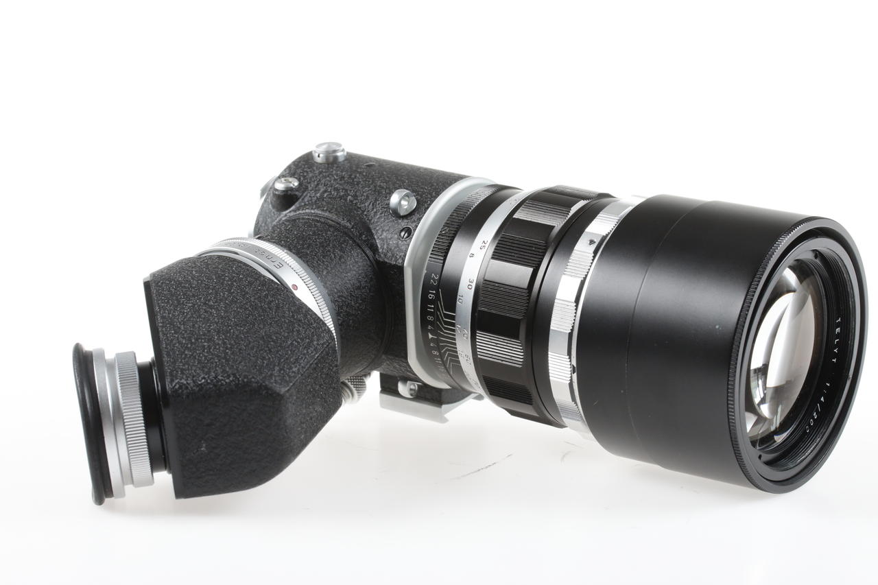 Leica M39 Telyt 200mm f/4,0 mit Visoflex M - #1899562