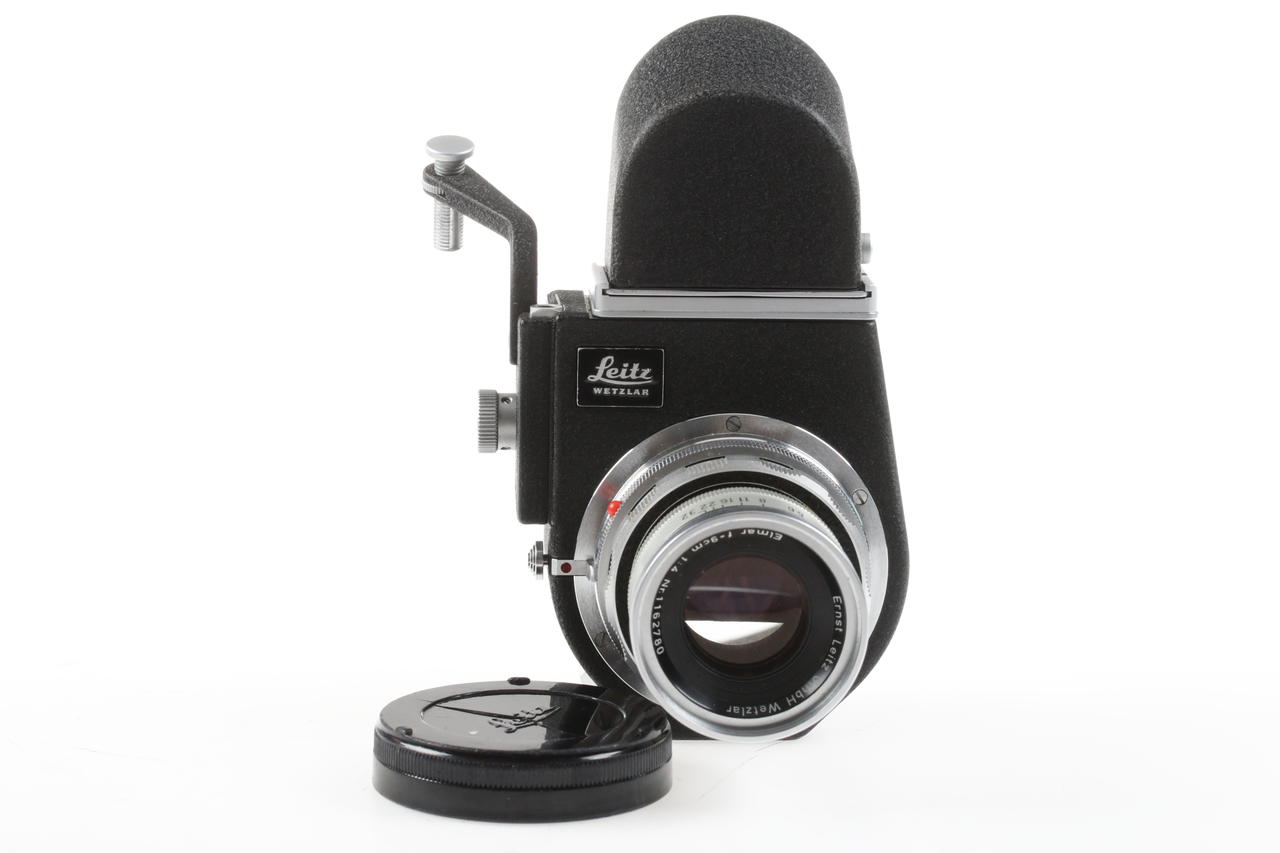 Leica Elmar 9cm f/4,0 mit Visoflex III für M - #1162780