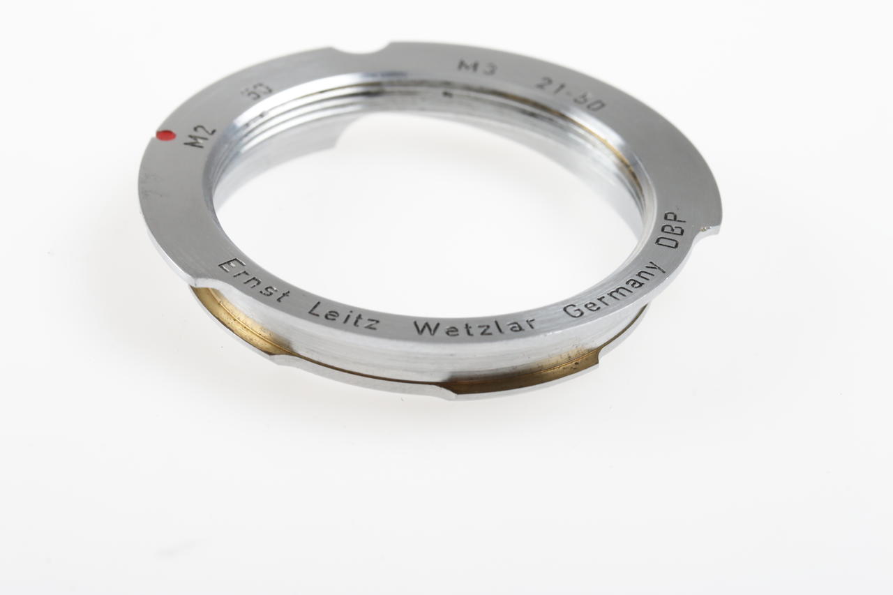 Leica Adapterring für M39 auf Leica M - M2 50mm und M3 21-50mm