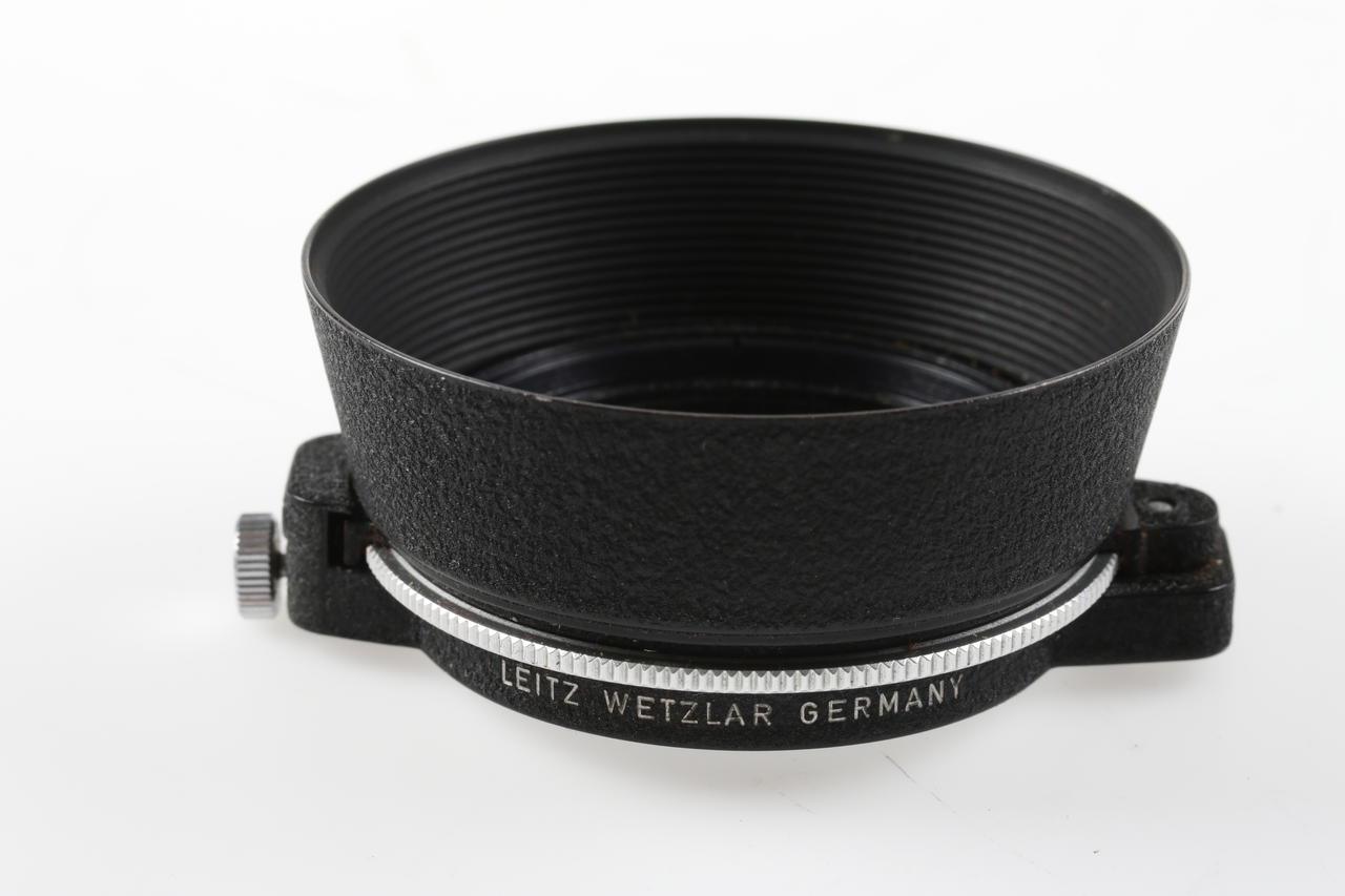Leica Polfilter 13352 mit Schwenkhalterung und Gegenlichtblende