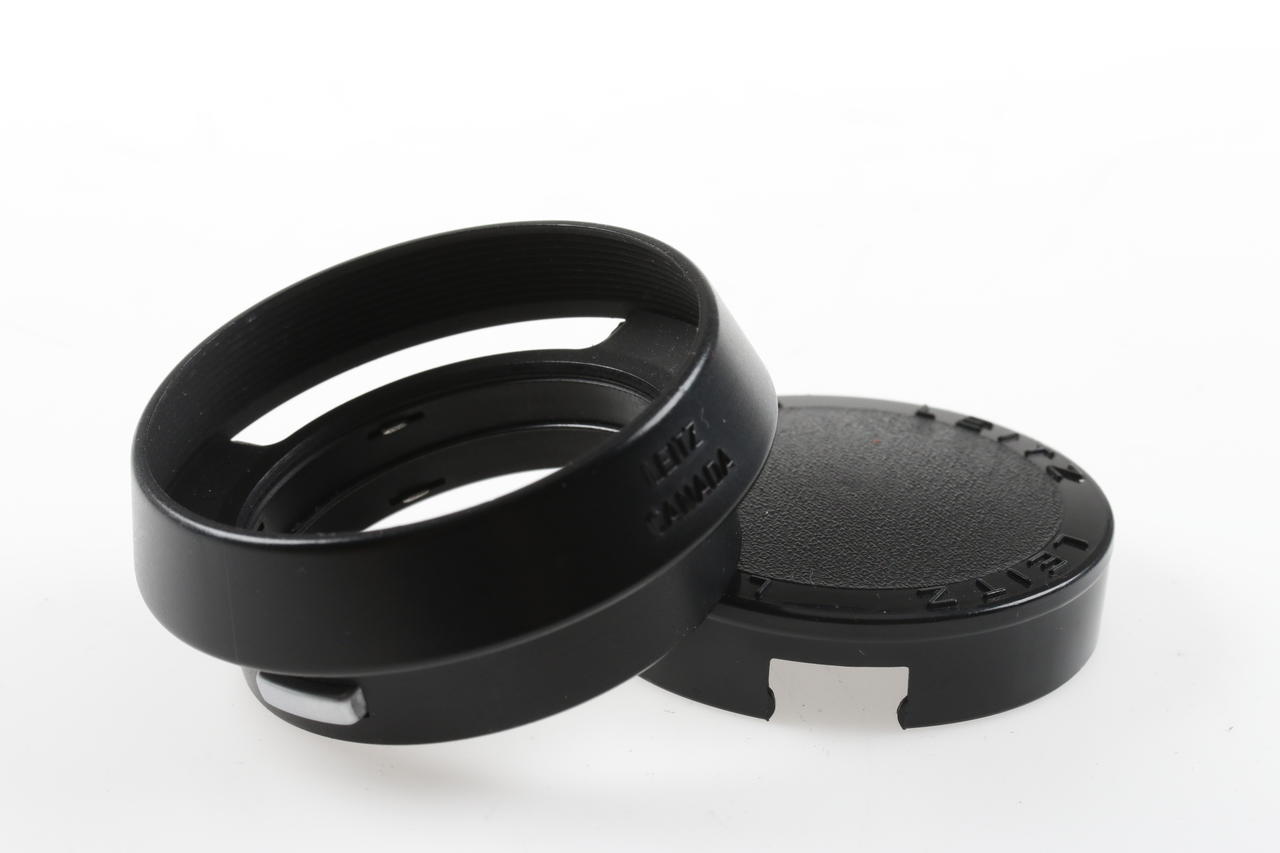 Leica Sonnenblende 12538 für M 50mm f/2,0 mit Deckel