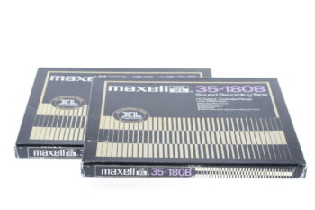 3x Maxell Sound Recording Tape