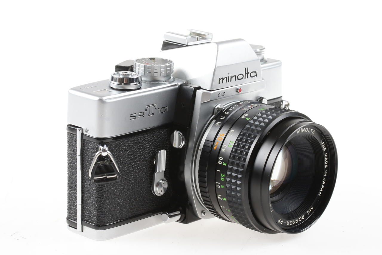 Minolta SR-T 101b mit MD Rokkor 50mm f/1,7 - #2180052