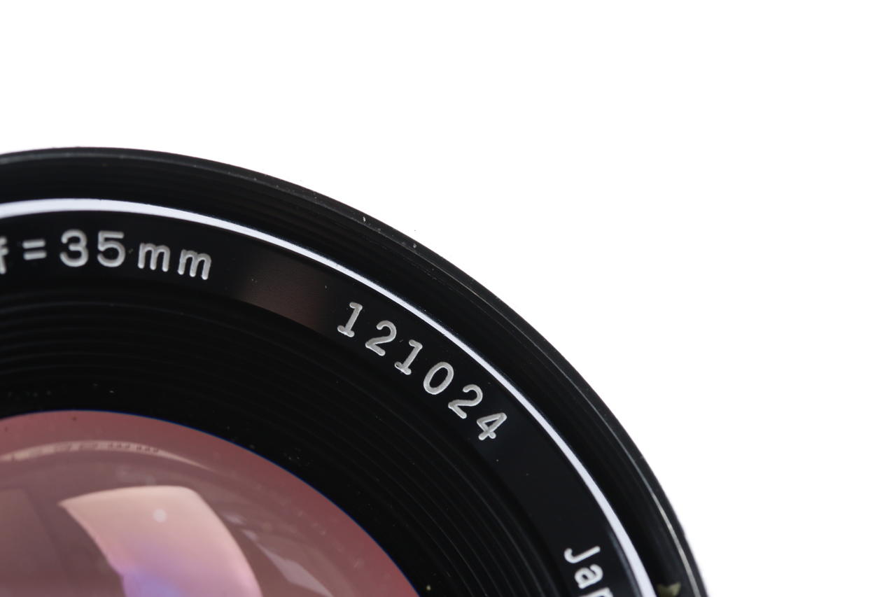 Olympus OM Auto-W 35mm f/2,0 - Weitwinkelobjektiv - #121024