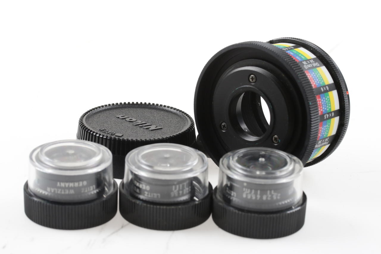 Leica Photar Set 12,5mm, 25mm, 50mm mit Zörk Mini Macro