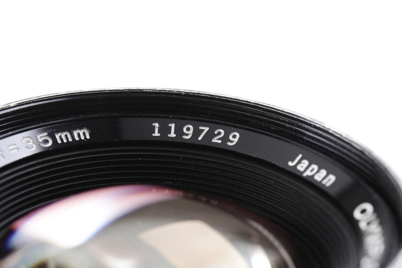 Olympus OM Auto-W 35mm f/2,0 - Weitwinkelobjektiv - #119729