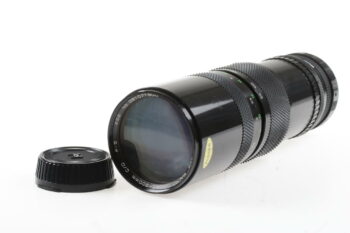 Soligor 85-300mm f/5,0 MC Macro mit Konverter für Canon FD