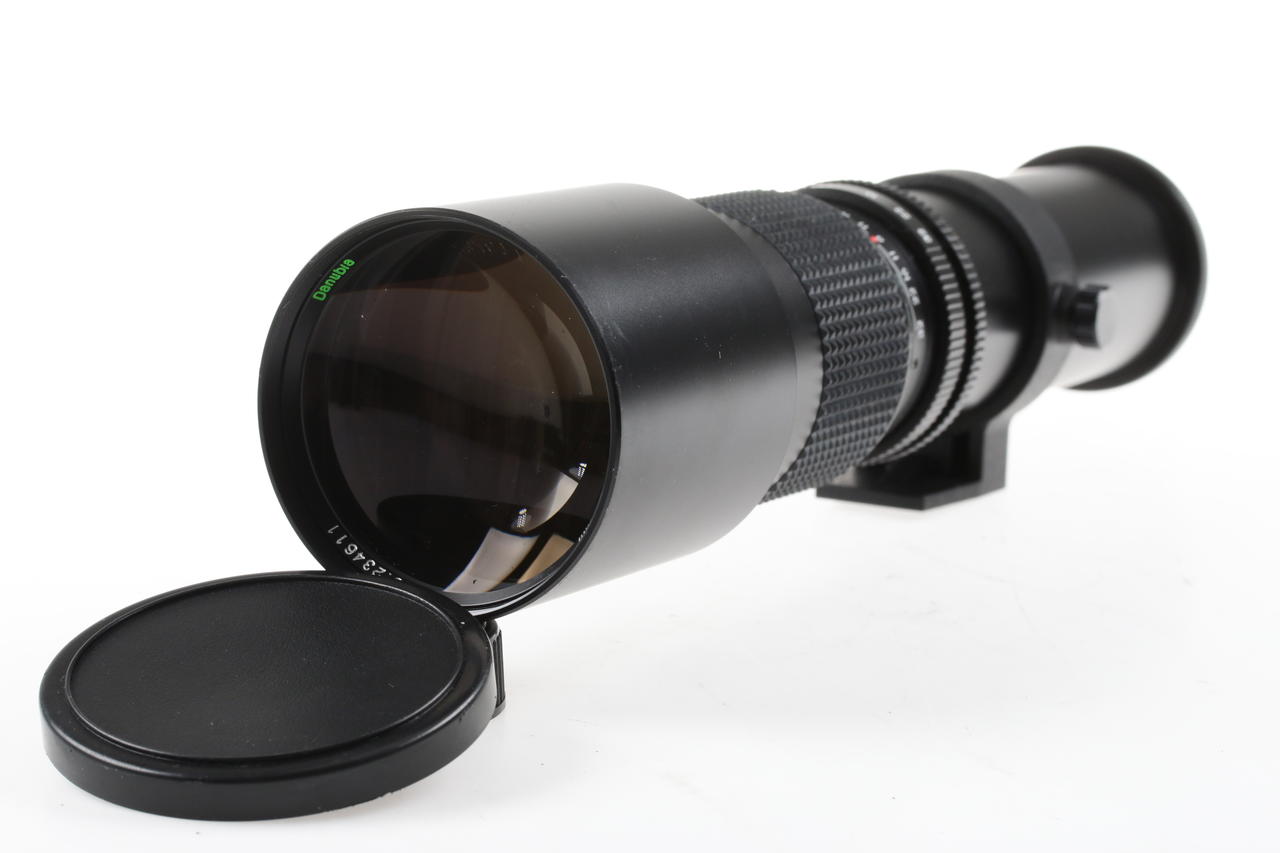 Danubia 500mm f/8,0 mit T2 Bajonett und Nikon F Adapter