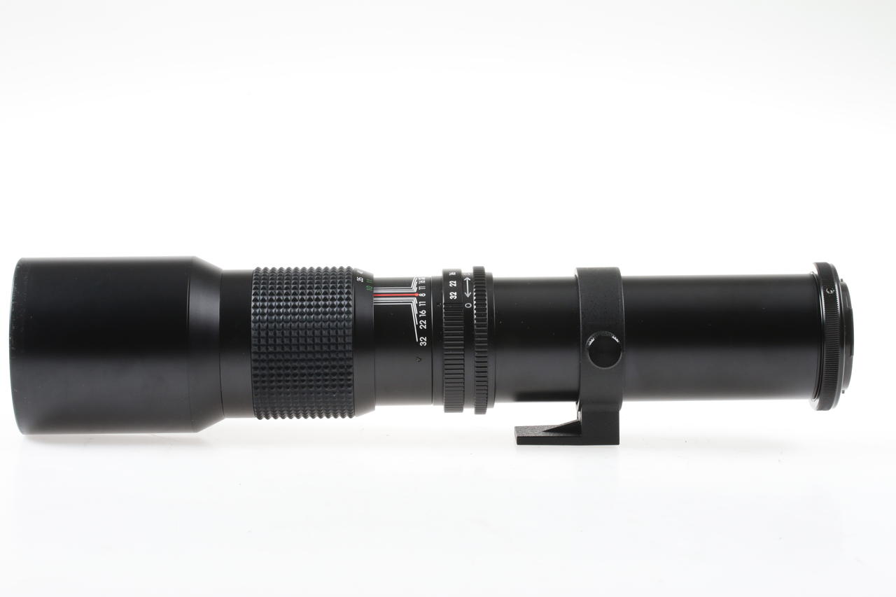 Danubia 500mm f/8,0 mit T2 Bajonett und Nikon F Adapter