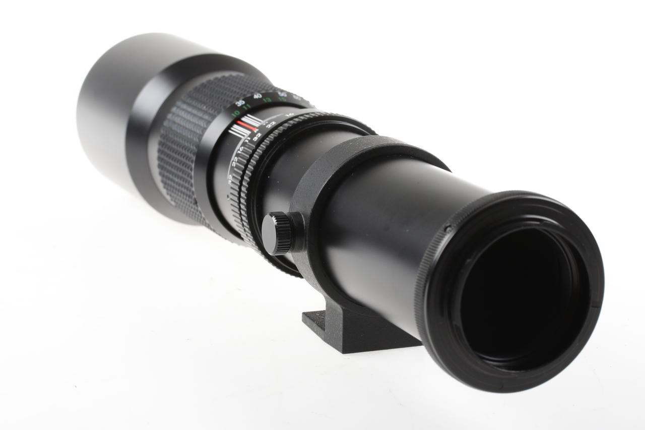 Danubia 500mm f/8,0 mit T2 Bajonett und Nikon F Adapter