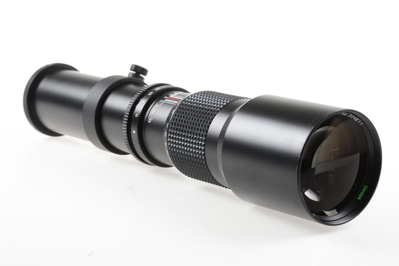 Danubia 500mm f/8,0 mit T2 Bajonett und Nikon F Adapter