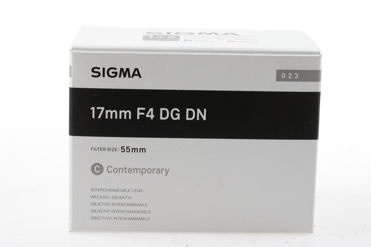 SIGMA 17mm f/4,0 DG DN für L-Mount Demo - #57313486