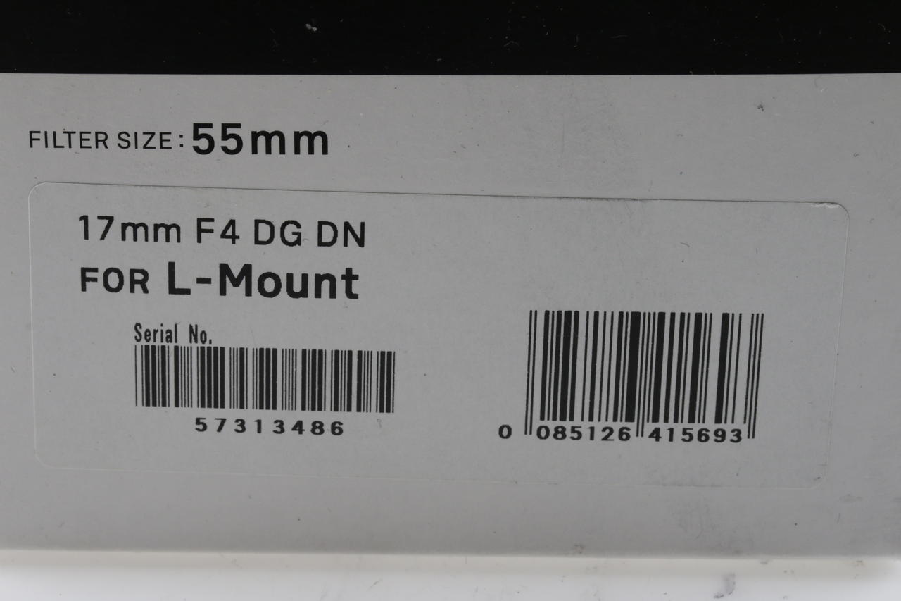 SIGMA 17mm f/4,0 DG DN für L-Mount Demo - #57313486