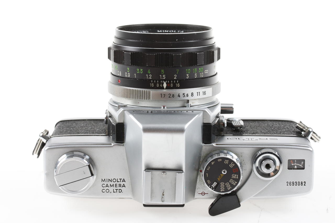 Minolta SR-T 101 mit MC Rokkor-PF 55mm f/1,7 - #2693082