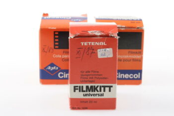 Agfa Cinecol Klebemittel für Schmalfilme (Abgelaufen) 3 Sück