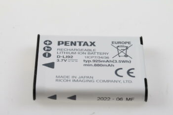 Ricoh D-LI92 Li-Ionen Akku WG60/70/80