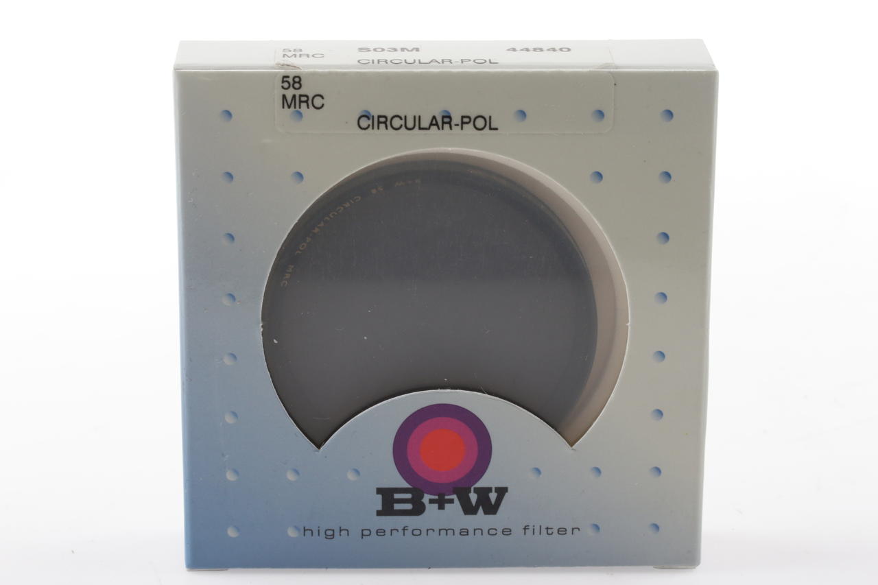 B+W Circular-Pol Filter MRC - 58mm
