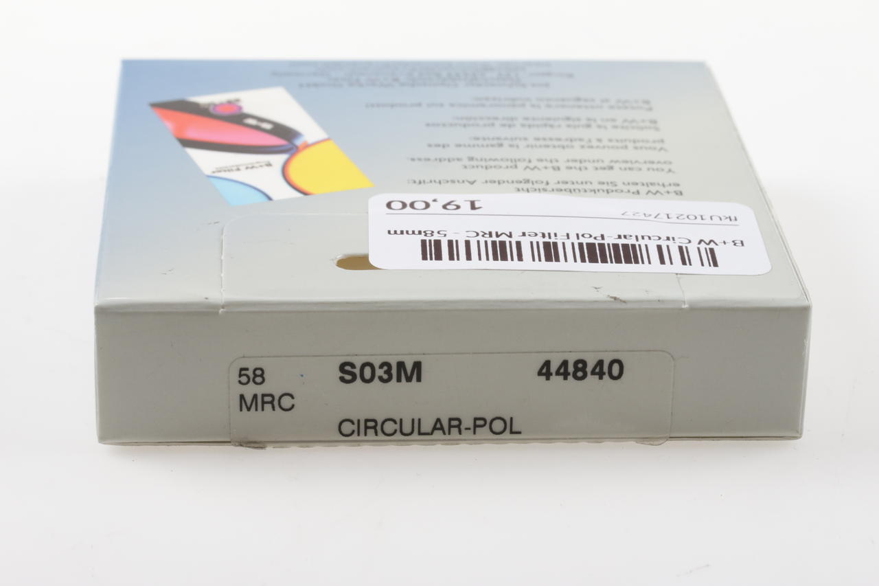 B+W Circular-Pol Filter MRC - 58mm