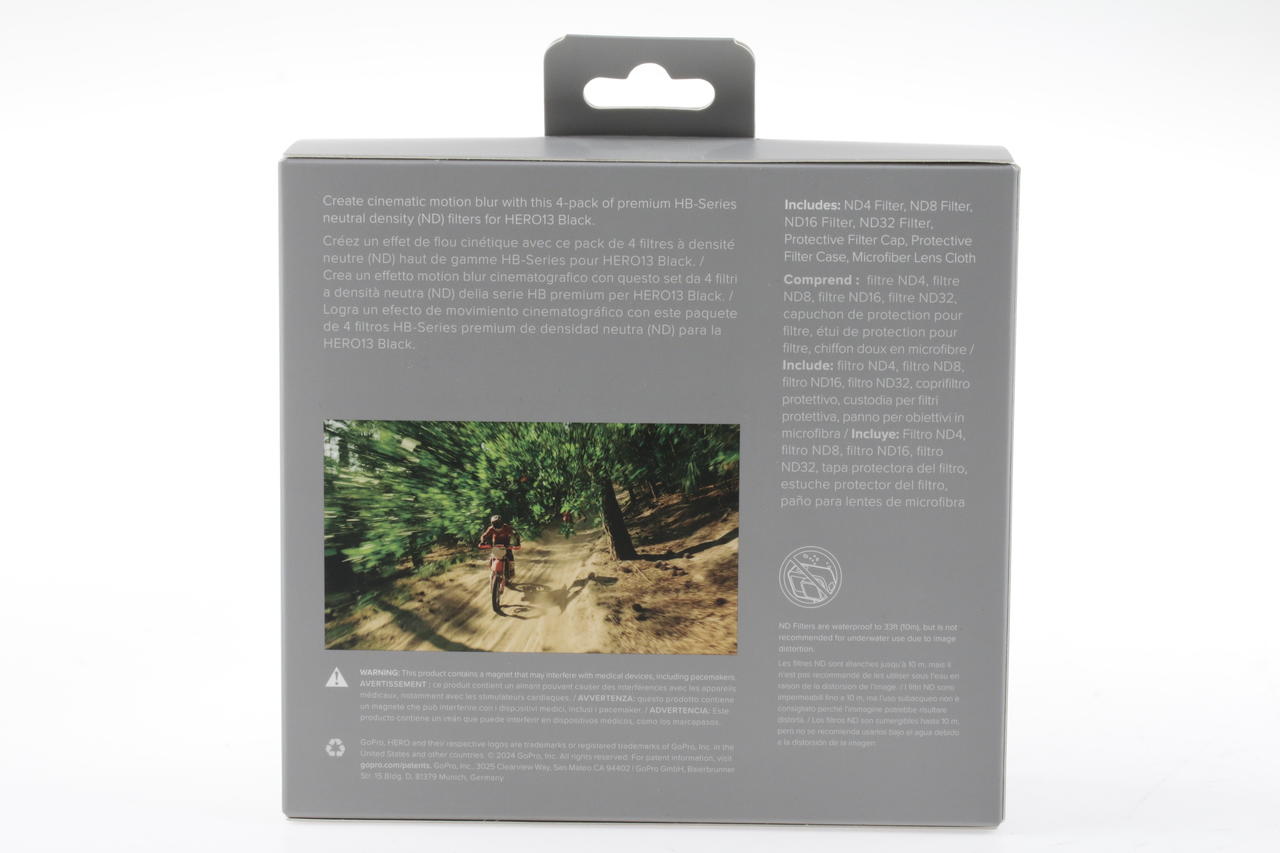 GoPro Hero 13 ND-Filter 4er Pack