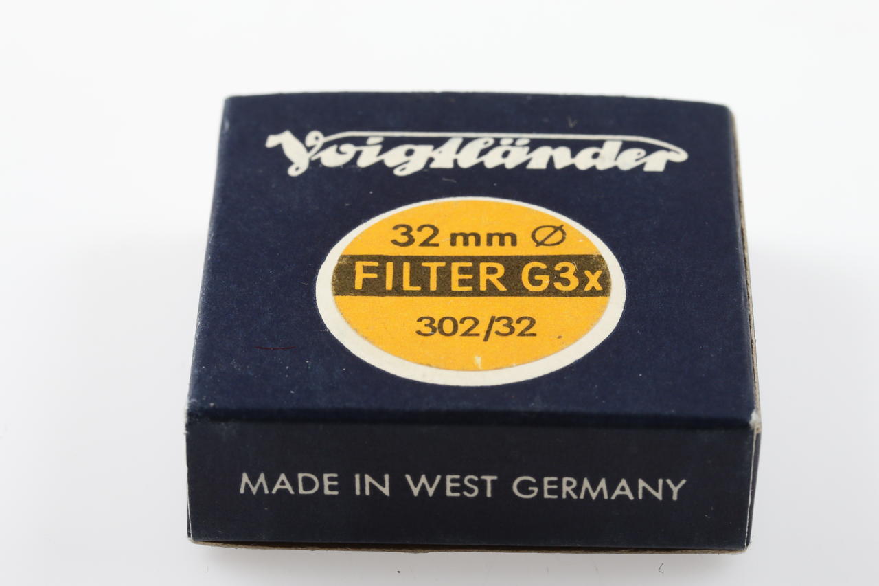 Voigtländer Filter 32mm G 3x und Gr 4x
