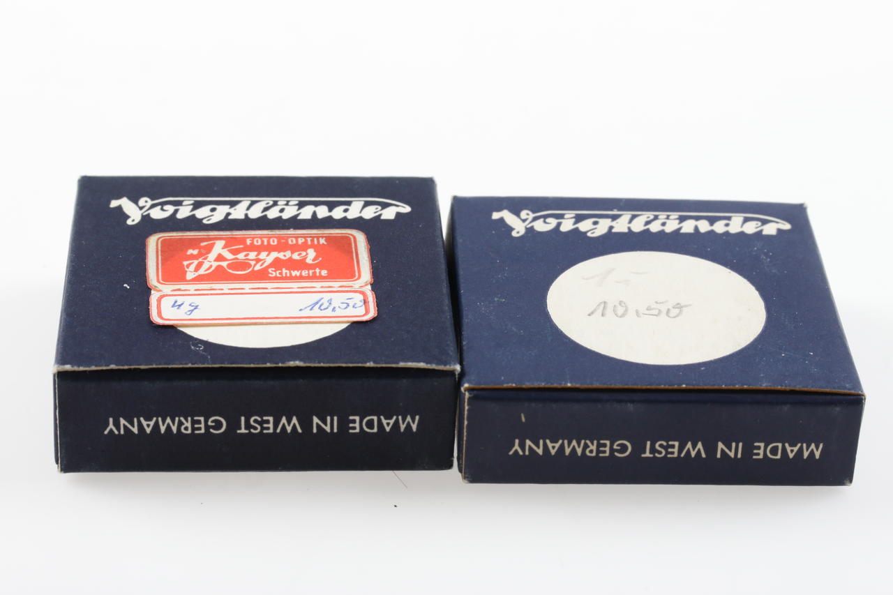 Voigtländer Filter 32mm G 3x und Gr 4x