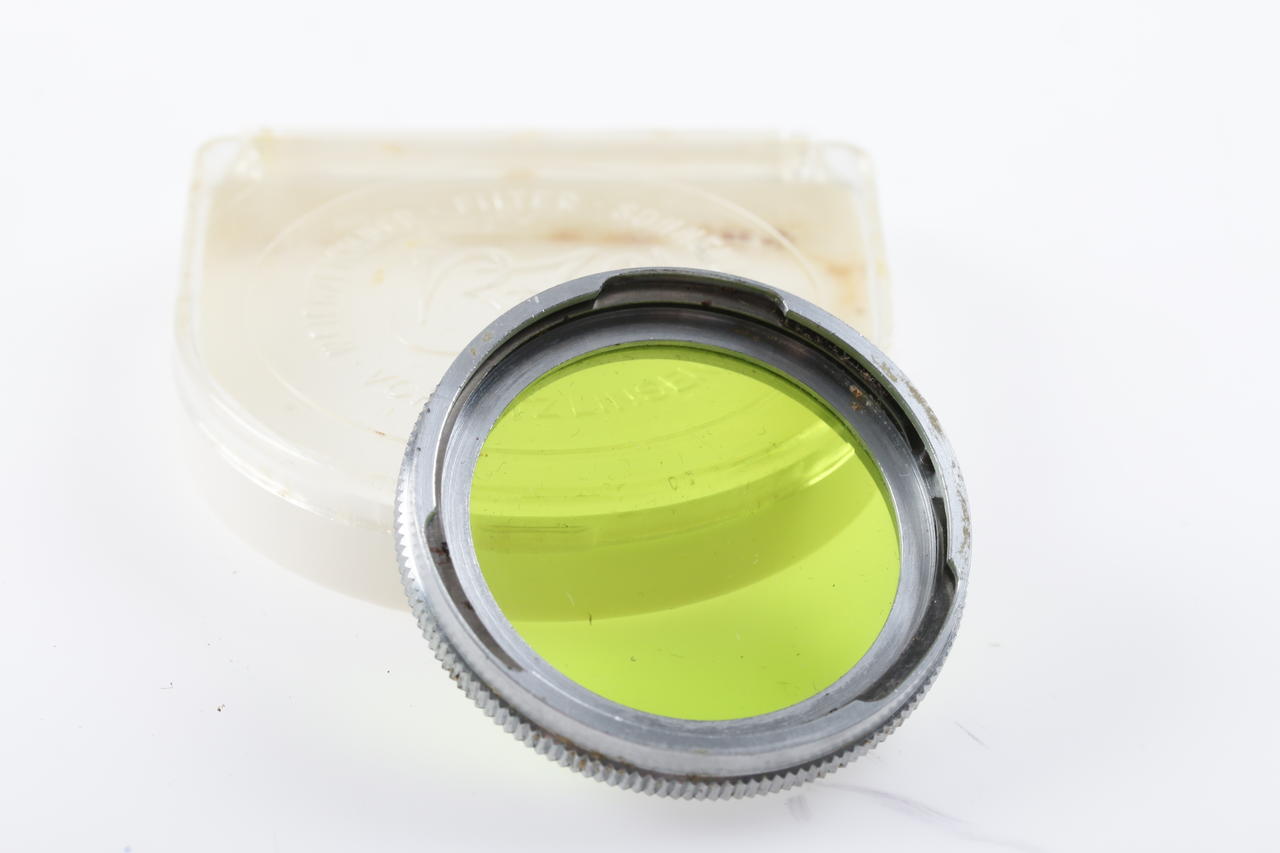 B+W Gelbgrünfilter für Rolleiflex 3,5