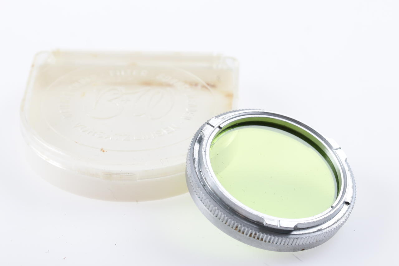 B+W Gelbgrünfilter für Rolleiflex 3,5