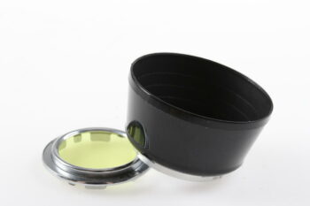 Agfa Sonnenblende 30mm mit Gelbfilter