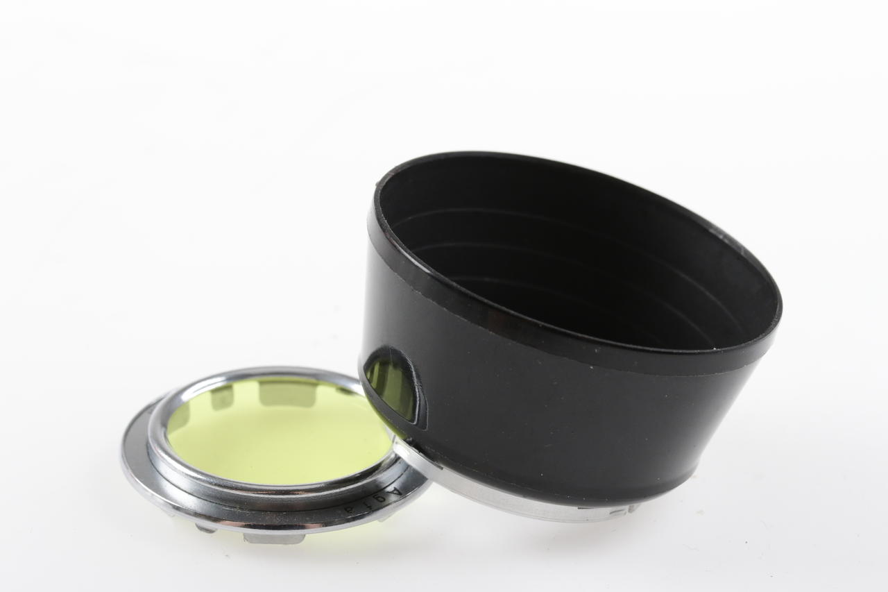 Agfa Sonnenblende 30mm mit Gelbfilter