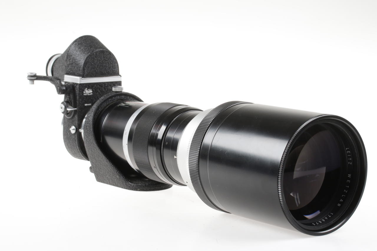 Leica M39 Telyt 400mm f/5,0 mit Visoflex II auf Leica M - #1746675