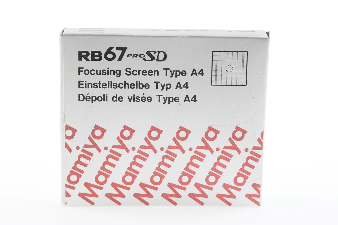 Mamiya RB67 Mattscheibe Gitterteilung Type A4
