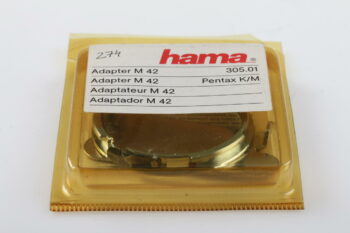 Hama Objektivadapter für M42 Objektive an Pentax PK