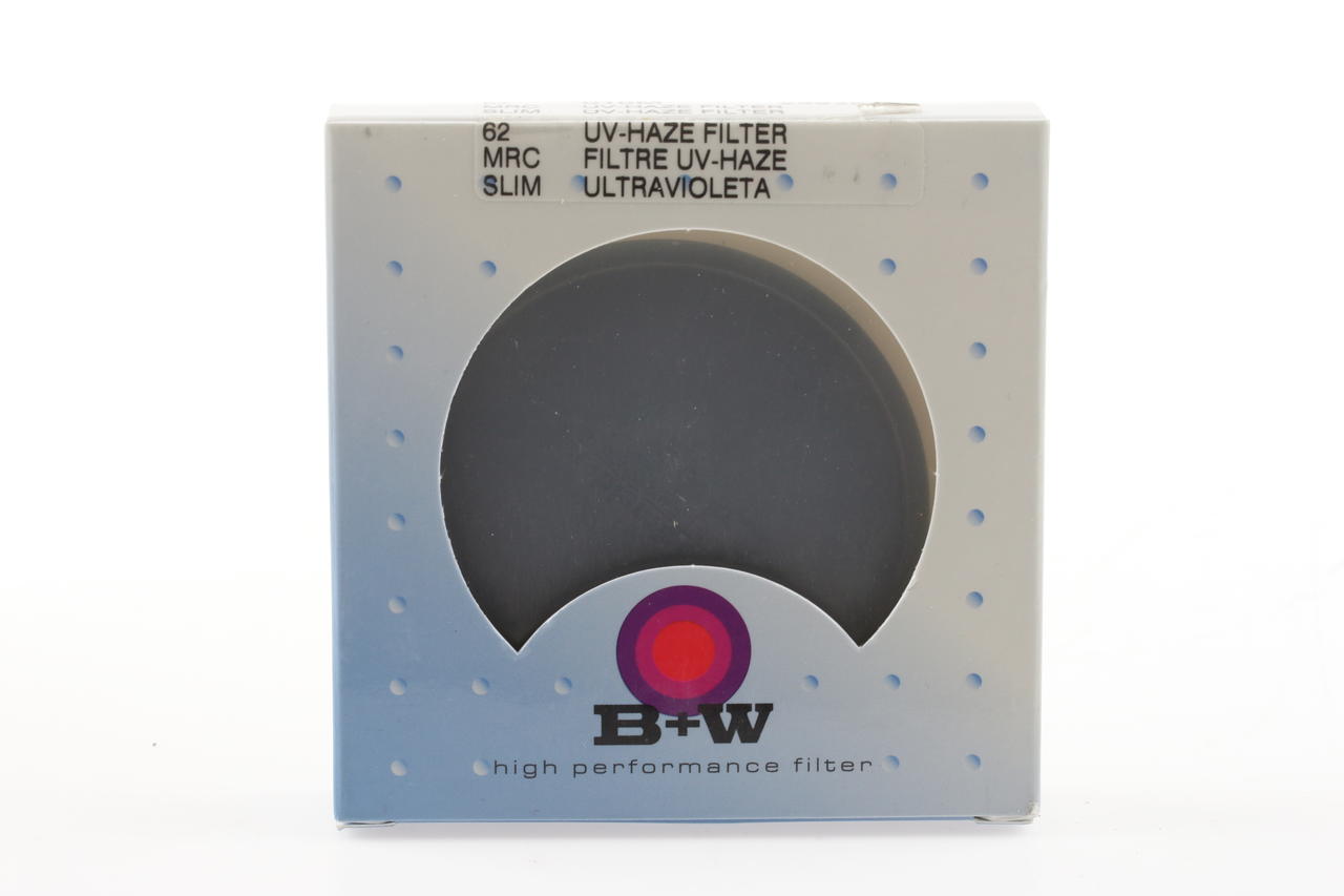 B+W MRC Slim UV-Haze Filter - 62mm