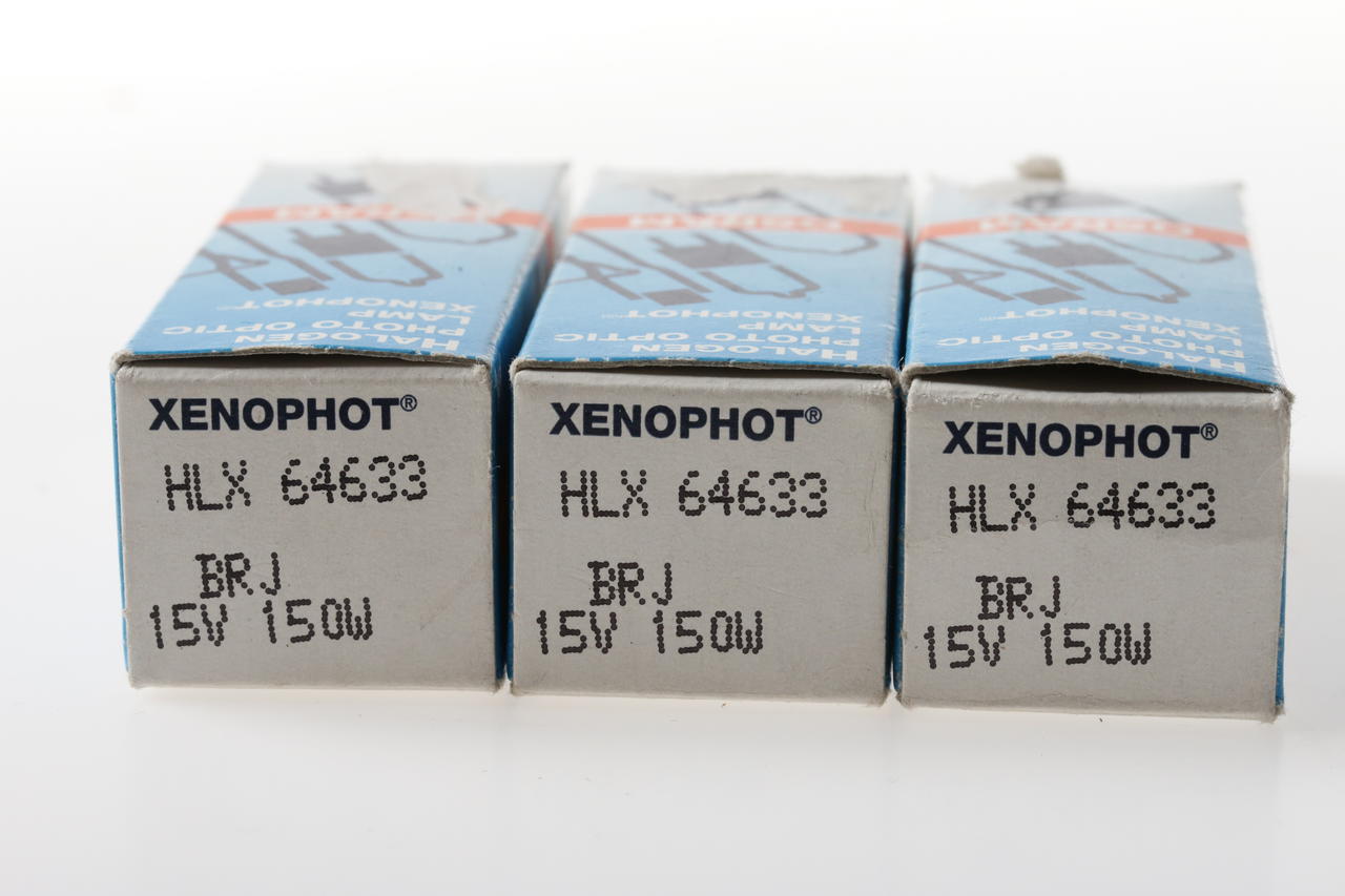 Osram 64633 HLX 15V 150W BRJ Lampe 3 Stück