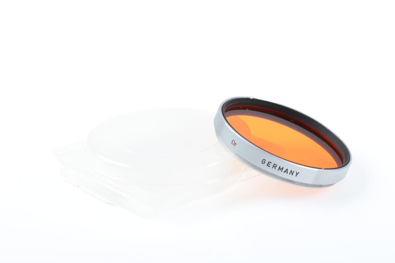Leica Orangefilter E42 in Chrom-Fassung